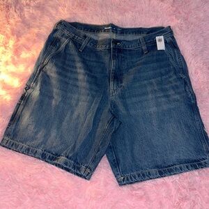 Loose Jean Carpenter Shorts -- 9-inch inseam